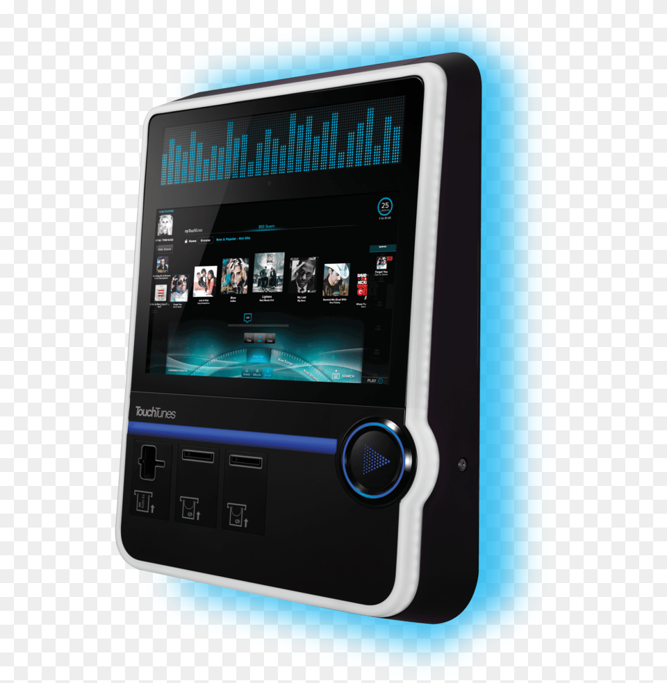 Transparent Jukebox Touchtunes Wall Mount Jukebox, Electronics, Phone, Computer, Mobile Phone Free Png Download