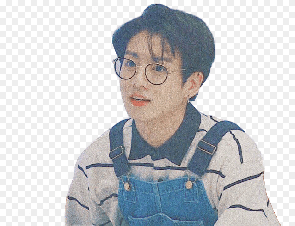 Transparent Jungkook Glasses Freeuse Jungkook Glasses, Accessories, Photography, Person, Pants Png Image