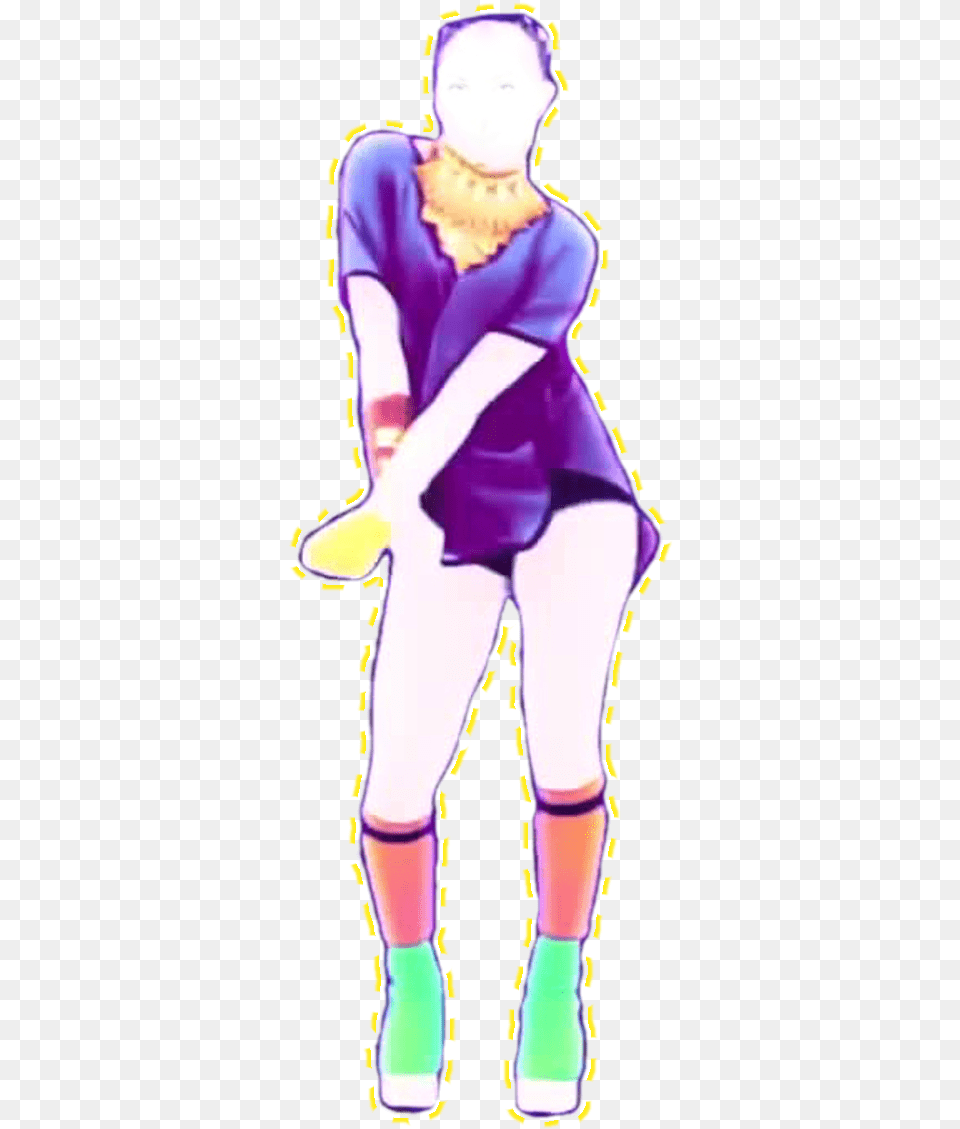 Just Dance Cartoon, Purple, Person, People, Adult Free Transparent Png