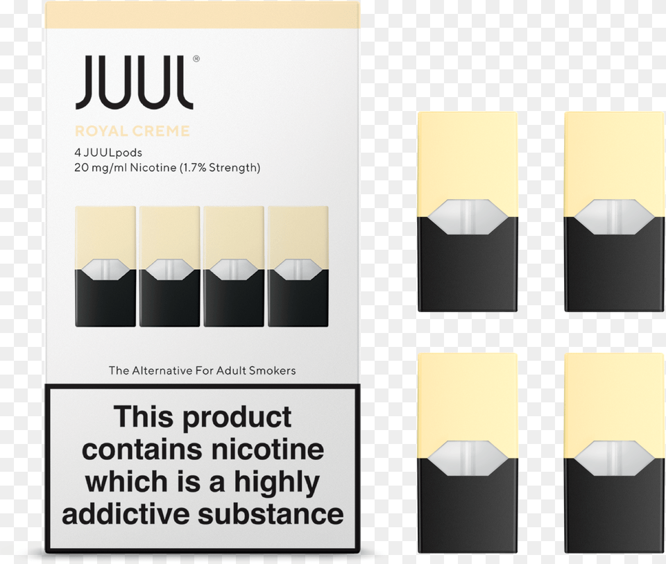 Transparent Juul Royal Creme Juul Pods, Advertisement, Poster, Book, Publication Free Png