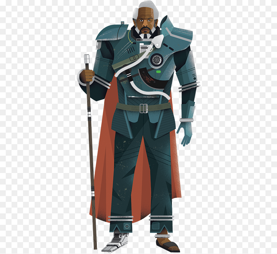 Transparent K2so Star Wars Saw Gerrera Legs, Person, Clothing, Costume, Man Png
