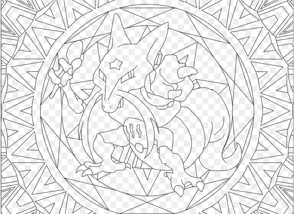 Transparent Kadabra Adult Coloring Pages Pokemon, Gray Png Image