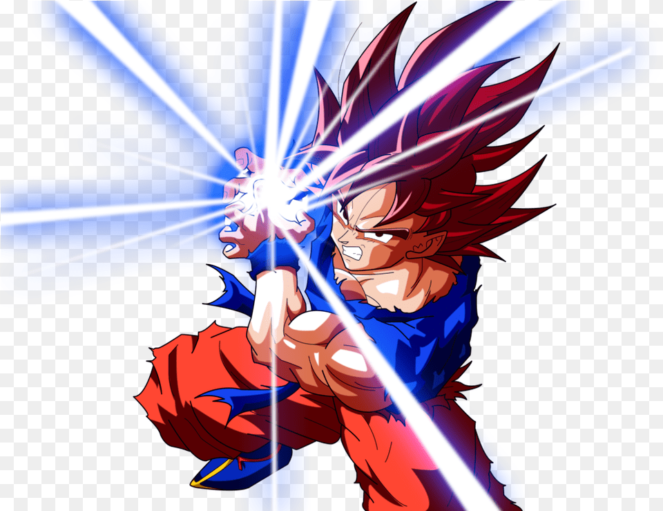 Transparent Kaioken Dragon Ball Kamehameha, Book, Comics, Publication, Anime Png Image