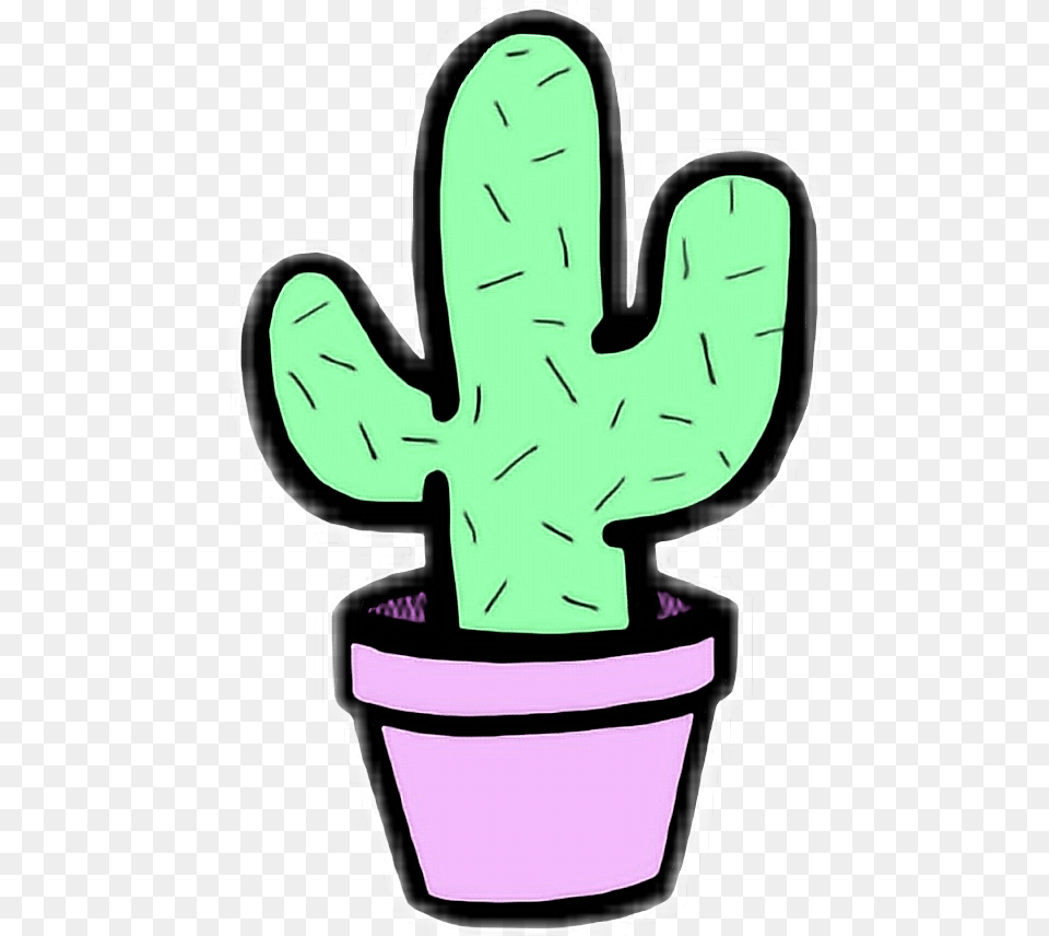 Transparent Kaktus Clipart Easy Cute Cactus Drawing, Person, Plant, Face, Head Png