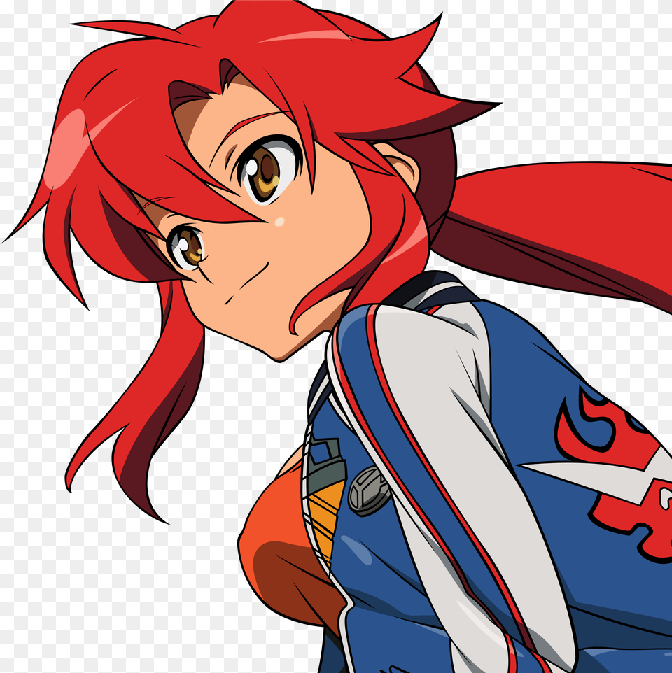 Kamina Glasses Tengen Toppa Yoko, Book, Comics, Publication, Baby Free Transparent Png