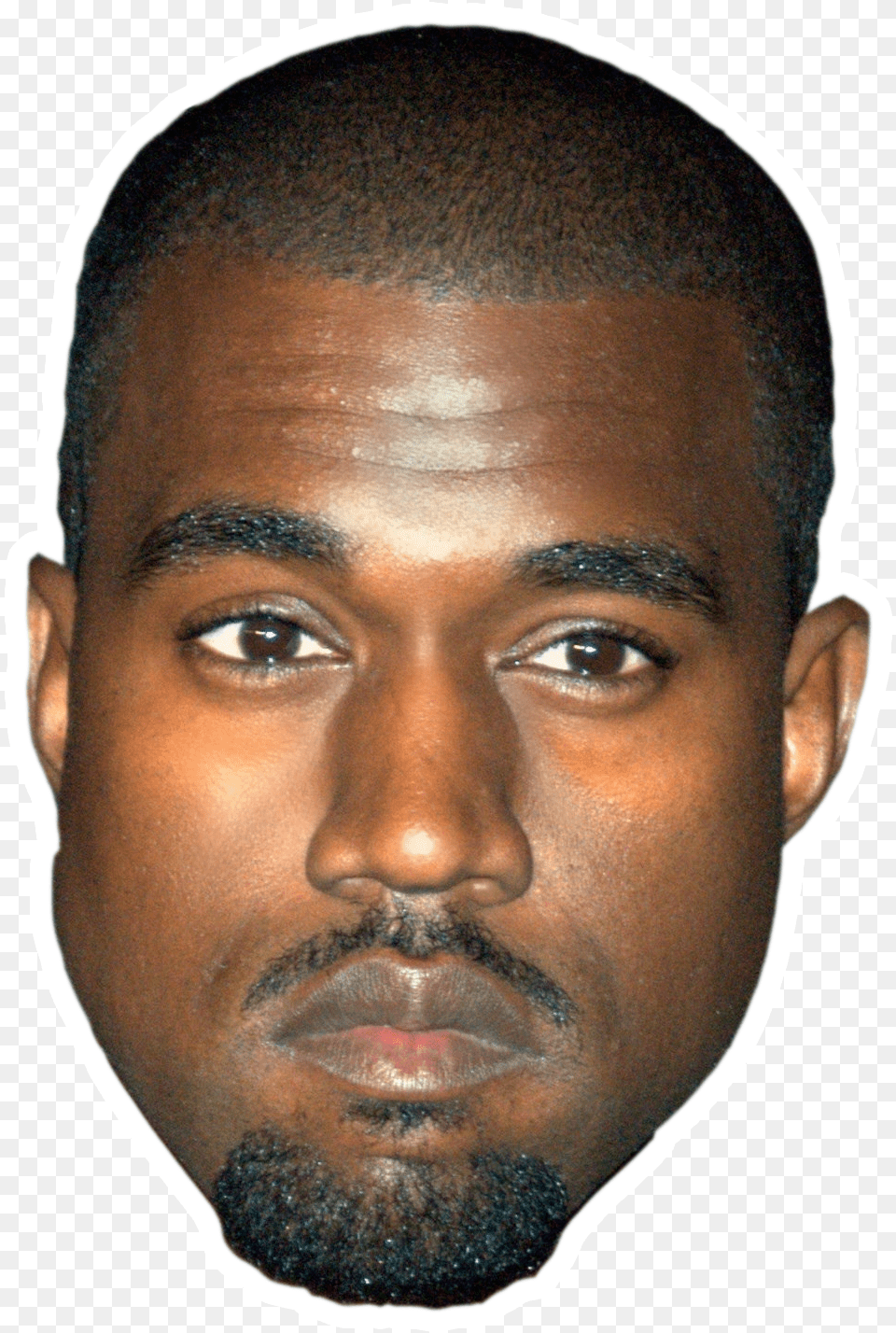 Transparent Kanye Head Kanye West Head, Adult, Portrait, Photography, Person Png Image
