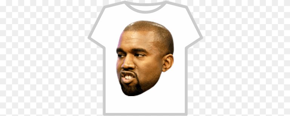 Kanye West Roblox Friends T Shirt, T-shirt, Clothing, Person, Head Free Transparent Png