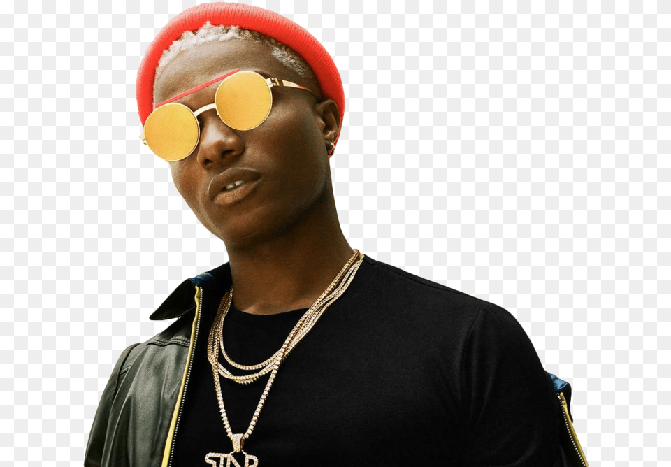 Transparent Kanye West Sunglasses Free Download Wizkid Picture Perfect, Accessories, Person, Pendant, Neck Png
