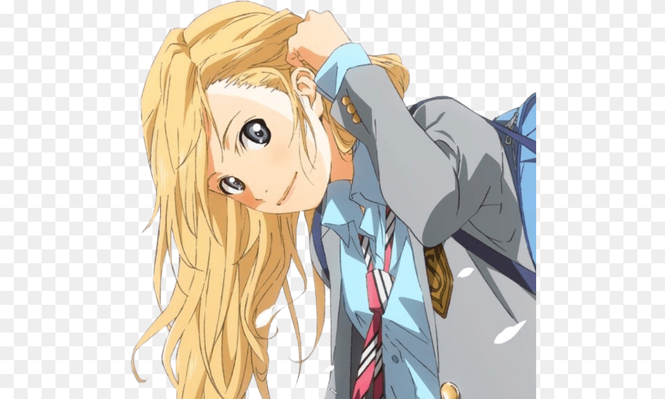 Transparent Kaori Miyazono Shigatsu Wa Kimi No Uso Kaori, Publication, Book, Comics, Adult Free Png Download