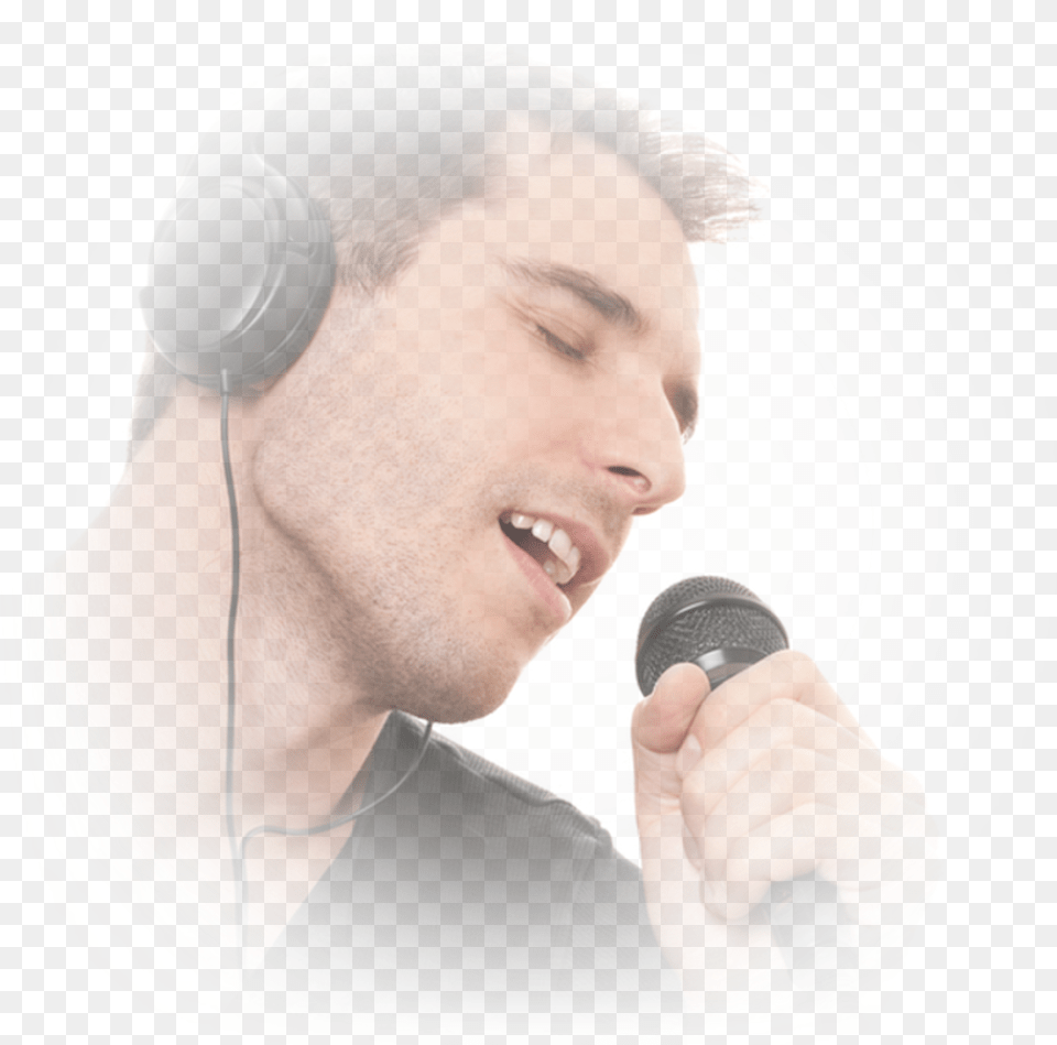 Karaoke Singer Singing Stock, Microphone, Electrical Device, Adult, Man Free Transparent Png