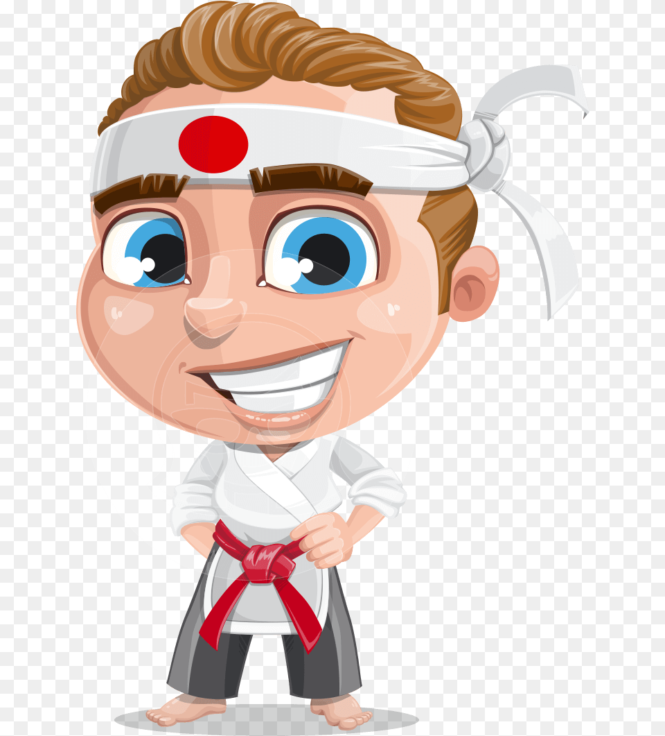 Transparent Karate Clipart Little Karate Boy, Baby, Person, Face, Head Png