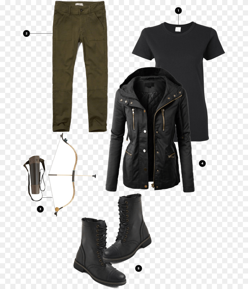 Transparent Katniss Everdeen, Clothing, Coat, Jacket, Pants Png Image