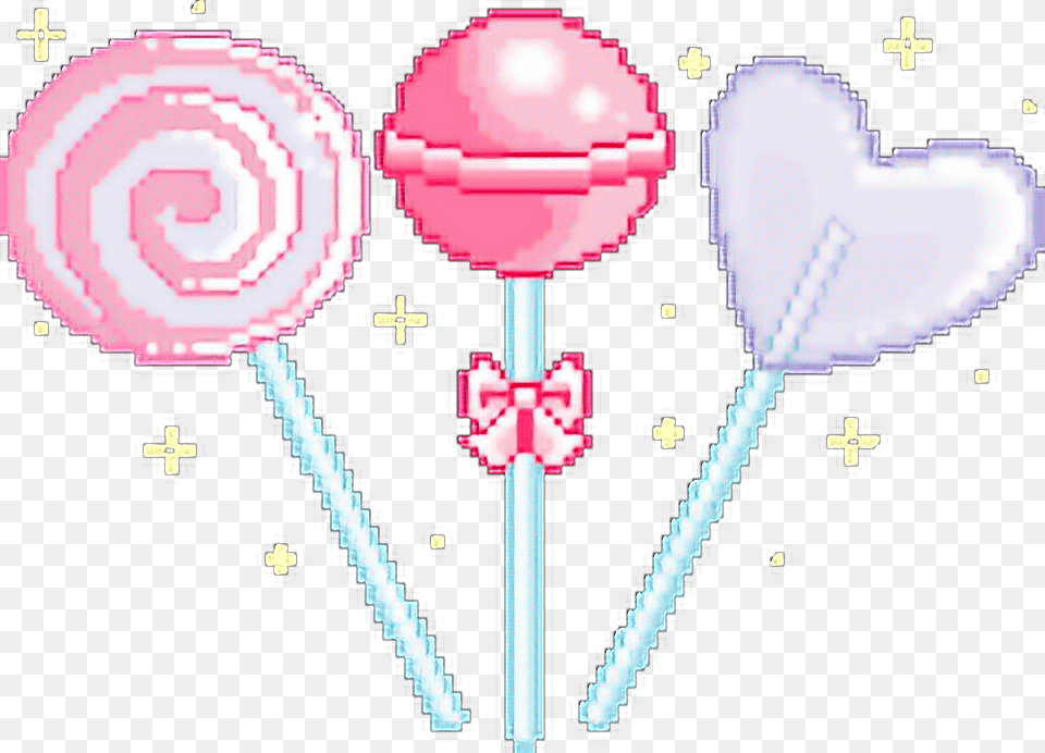 Kawaii Pixel Art Kawaii, Candy, Food, Sweets, Lollipop Free Transparent Png