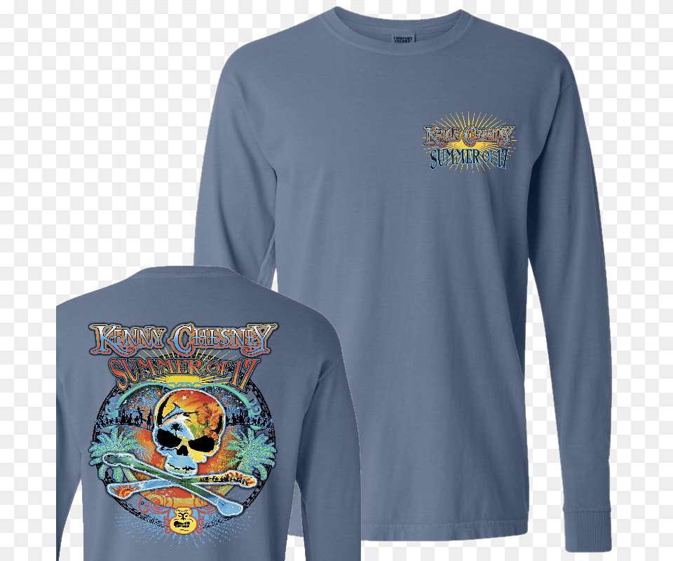 Transparent Kenny Chesney Long Sleeved T Shirt, Clothing, Long Sleeve, Sleeve, T-shirt Png Image