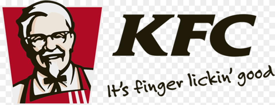 Transparent Kentucky Fried Chicken Kfc Finger Lickin Gold, Logo, Adult, Person, Man Free Png