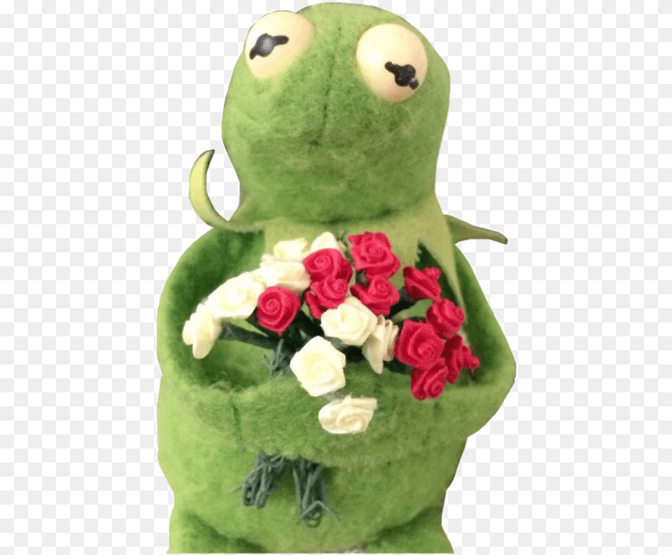 Transparent Kermit The Frog, Flower, Plant, Plush, Rose Free Png Download