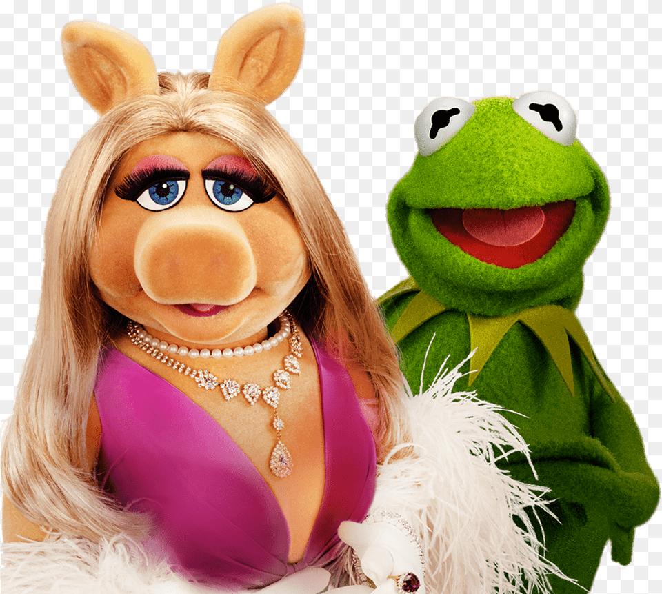 Transparent Kermit The Frog Kermit And Miss Piggy, Doll, Toy, Face, Head Png