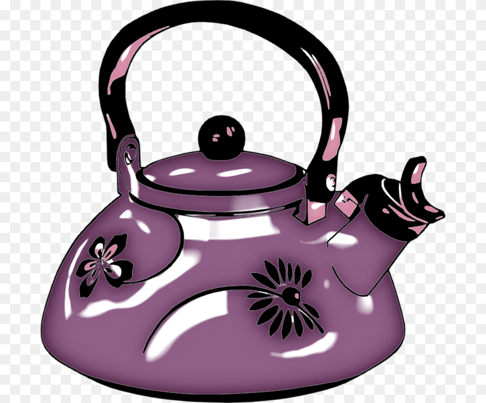 Transparent Kettle Clipart Teapot, Cookware, Pot, Pottery Free Png Download