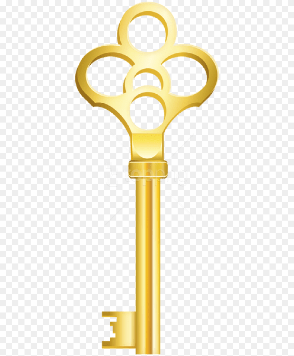 Keys Clipart Gold Key, Cross, Symbol Free Transparent Png