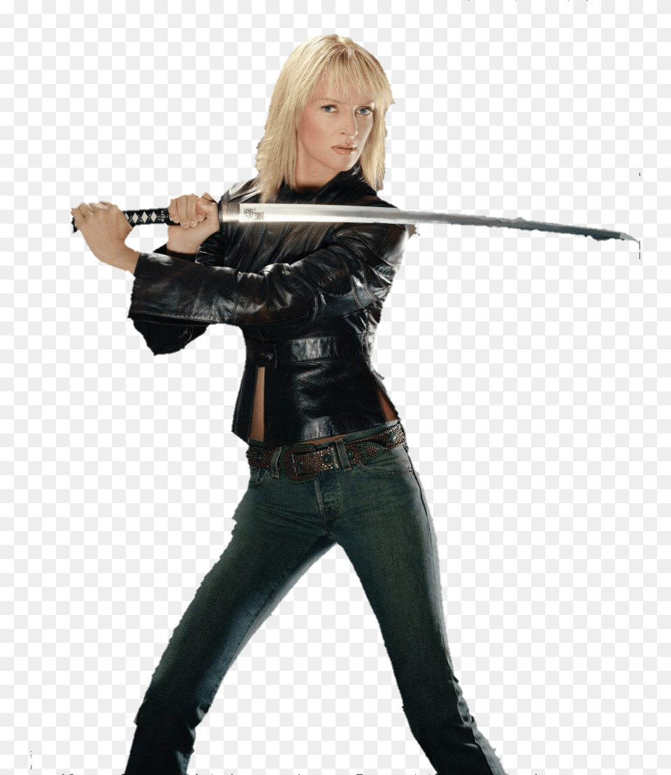 Transparent Kill Bill Bride Kill Bill, Sword, Weapon, Adult, Female Free Png Download