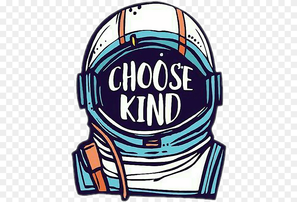 Transparent Kind Clipart Wonder Choose Kind Helmet, Sticker, American Football, Football, Person Png