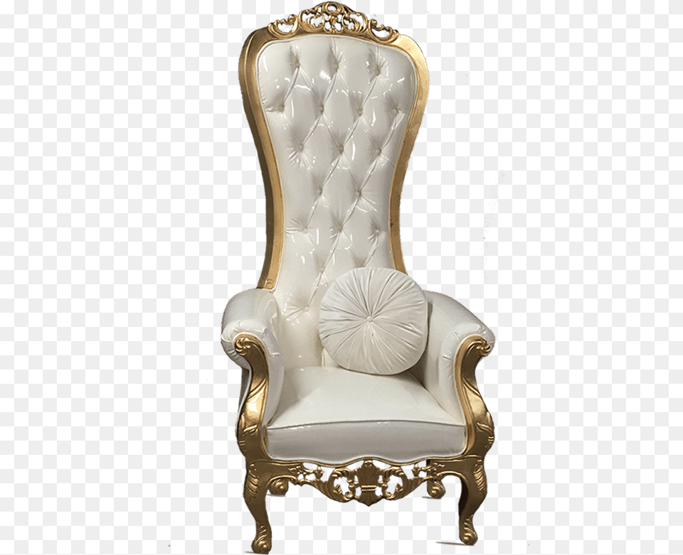 Transparent King Chair, Furniture, Armchair Png Image