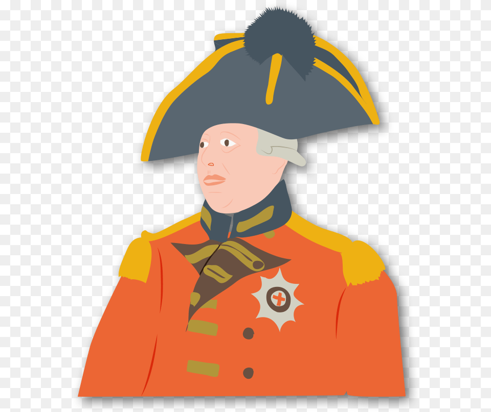 Transparent King Hat Cartoon King George Iii, Person, People, Officer, Man Png