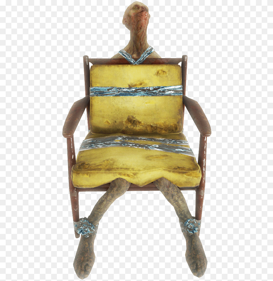 Transparent King On Throne Clipart Feral Ghoul Chair Fallout, Furniture, Adult, Male, Man Free Png Download