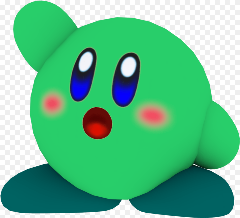 Transparent King On Throne Clipart Green Kirby, Plush, Toy Free Png