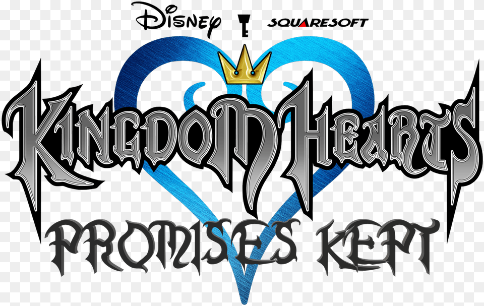 Kingdom Hearts Logo, Emblem, Symbol Free Transparent Png