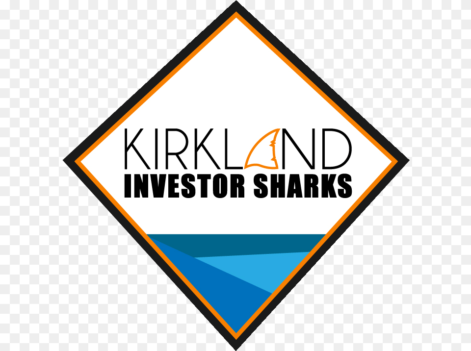Transparent Kirkland Investor Shark Program Logo In Blue, Sign, Symbol, Disk Free Png