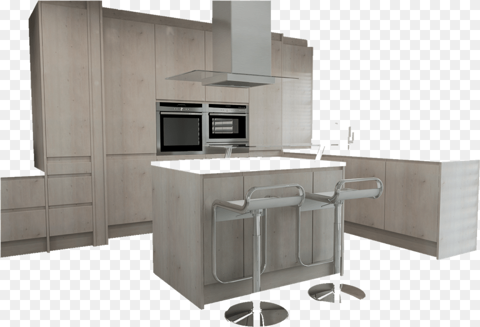 Transparent Kitchen Island, Interior Design, Indoors, Kitchen Island, Microwave Png