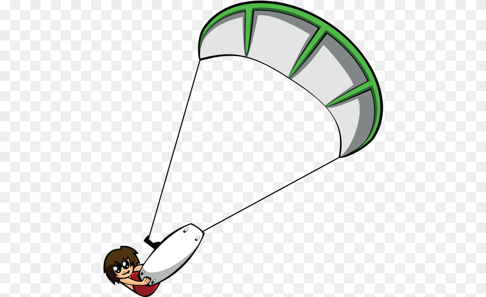 Transparent Kite Clipart Kite Surfing Clipart, Parachute, Face, Head, Person Free Png Download