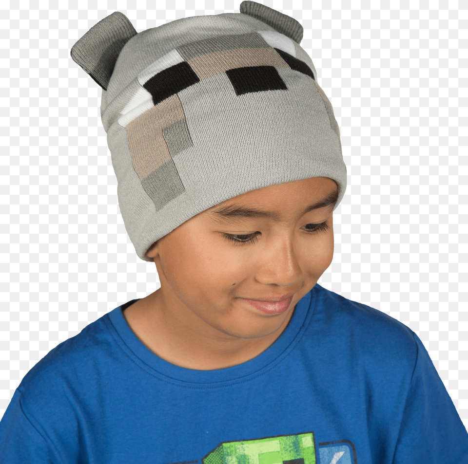 Transparent Knit Clipart Kid Raging, Beanie, Male, Hat, Person Png