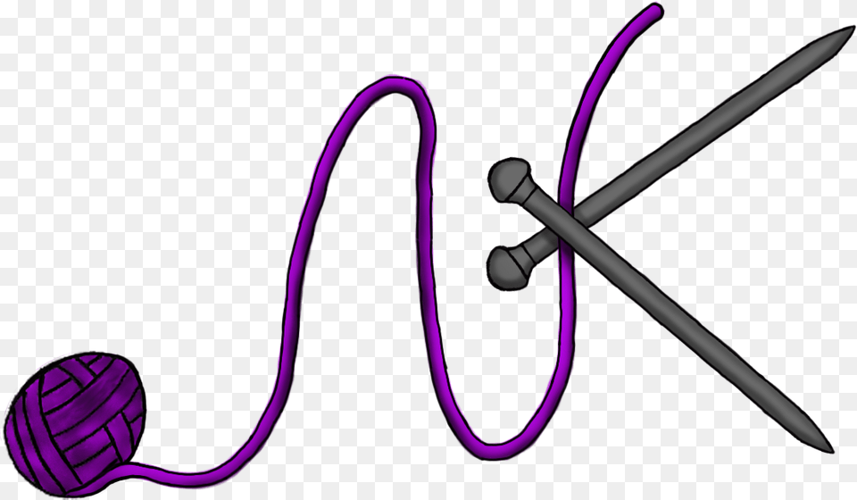 Transparent Knitting Knitting Ewes Clipart, Purple, Electrical Device, Microphone, Bow Png