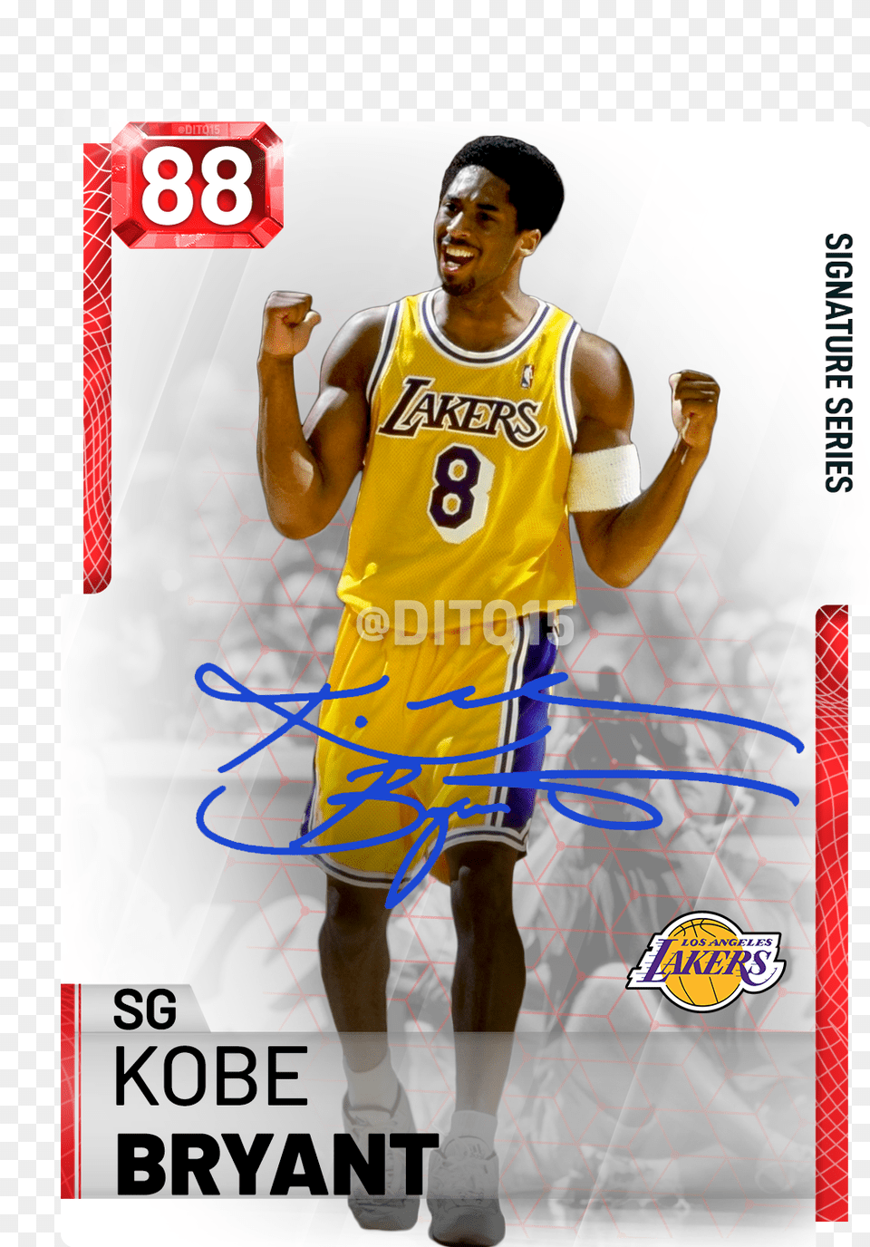Transparent Kobe Bryant Signature Kobe Bryant Full Signature, Adult, Man, Male, Person Free Png Download