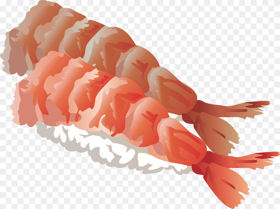 Transparent Krill Clipart Shrimp Sushi Clip Art, Dish, Food, Meal, Grain Free Png