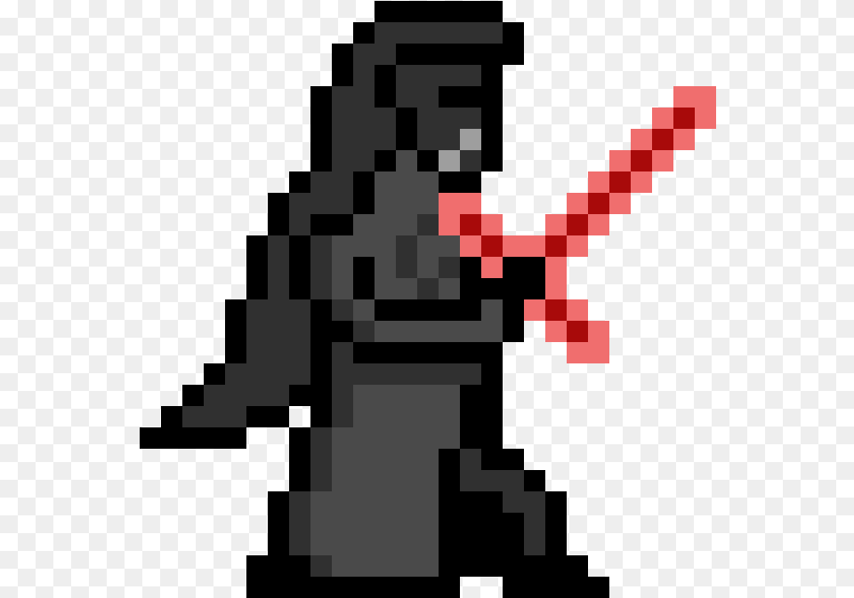 Transparent Kylo Ren Pixel Art Fortnite Skin Free Png