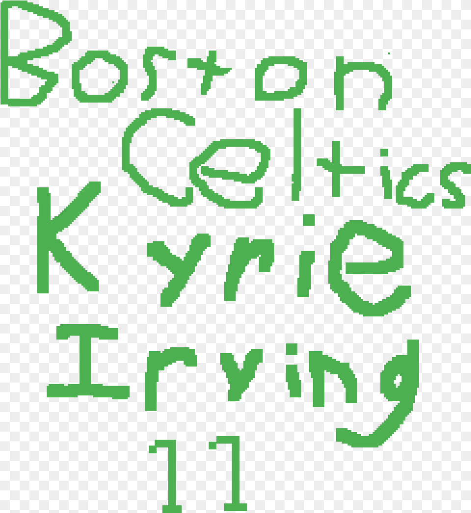 Transparent Kyrie Irving Calligraphy, Text, Person, Face, Head Free Png Download