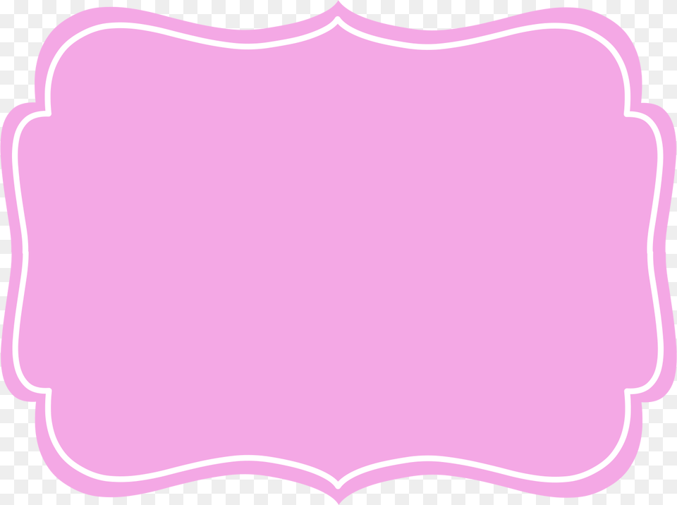 Transparent Label Pink And White Rapunzel Label Golden Frame Design, Home Decor Png Image