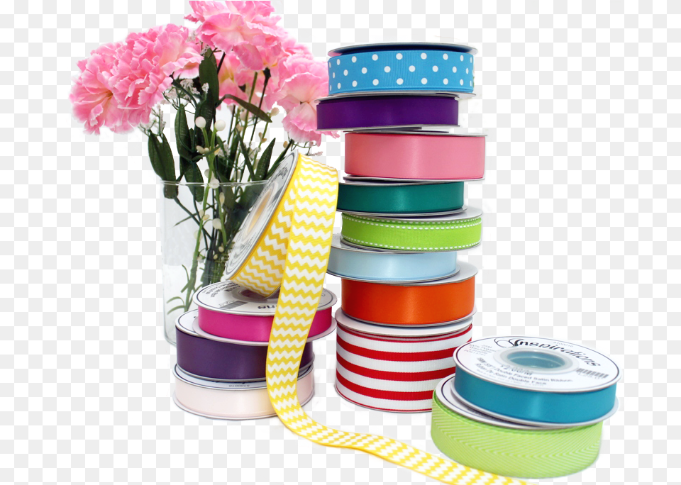 Lace Ribbon Artificial Flower, Tape, Jar, Plant, Accessories Free Transparent Png