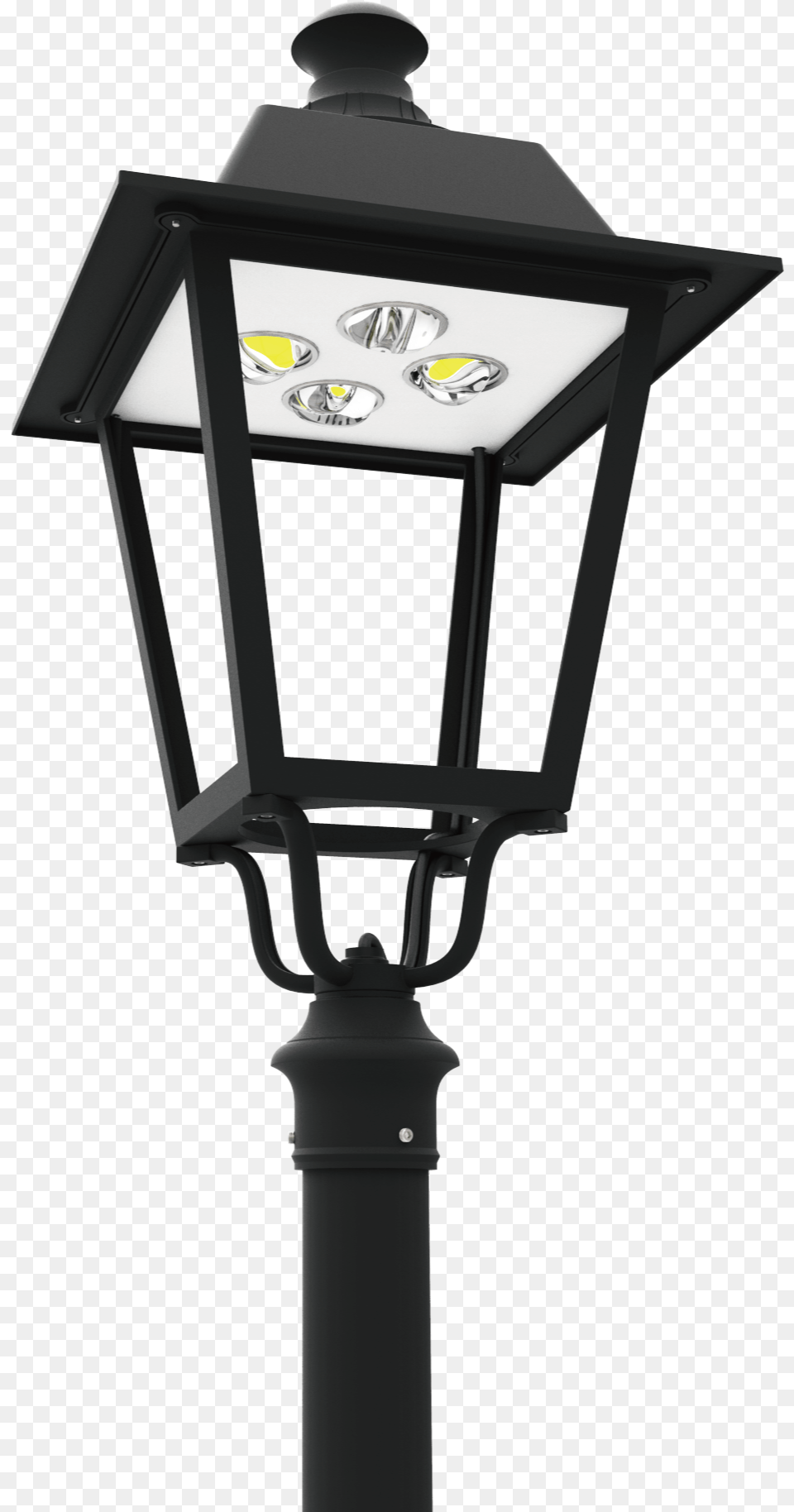 Transparent Lamp Post Led Light Fixtures Comercial, Lampshade, Lamp Post Free Png Download