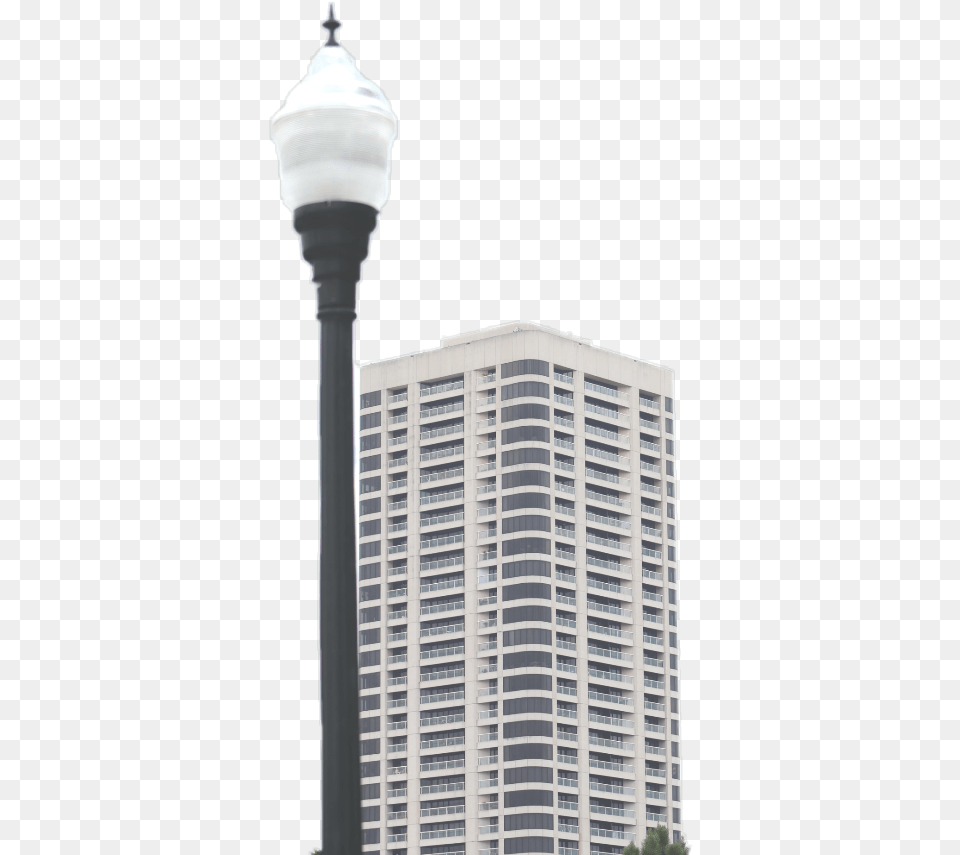 Transparent Lamppost Tower Block, Urban, Housing, High Rise, Condo Free Png
