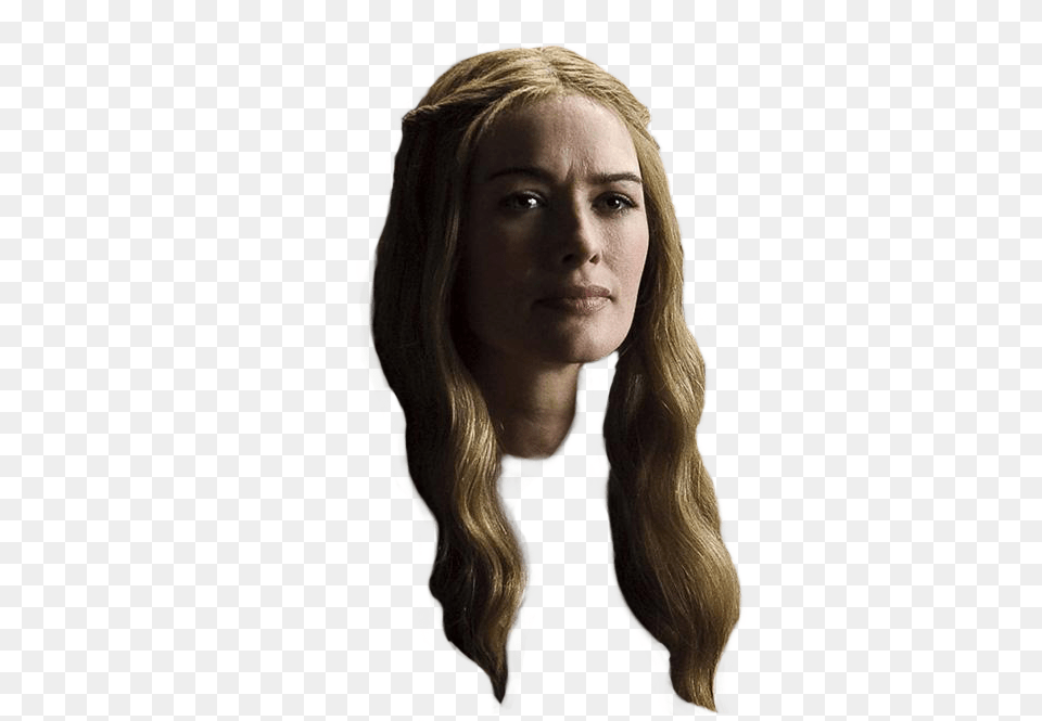 Transparent Lannister Cersei Lannister, Head, Blonde, Face, Portrait Free Png