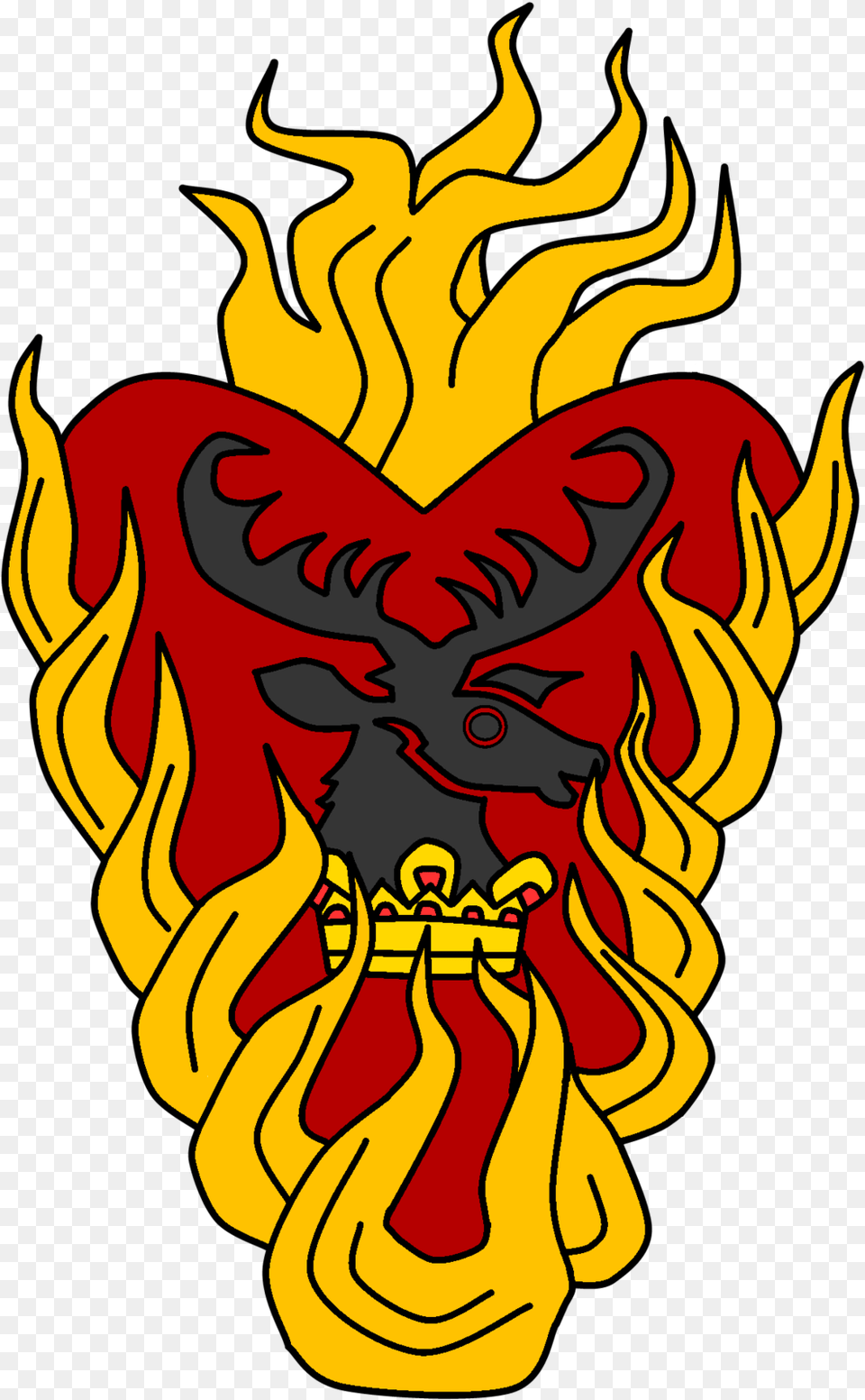 Transparent Lannister Sigil House Baratheon Of Dragonstone Sigil, Emblem, Symbol, Person, Art Free Png Download