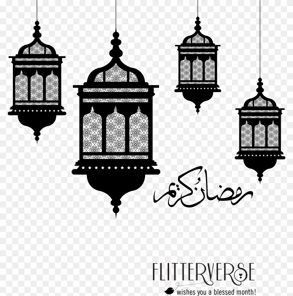Transparent Lanterns Light Ramadan, Lamp, Chandelier, Lantern Png Image