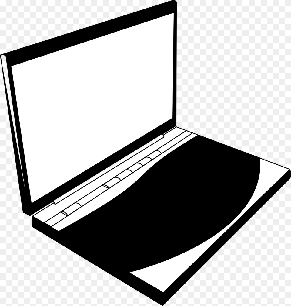 Transparent Laptop Clipart Logo Open Blank Computer Screen Transparent, Electronics, Pc, Computer Hardware, Hardware Free Png Download