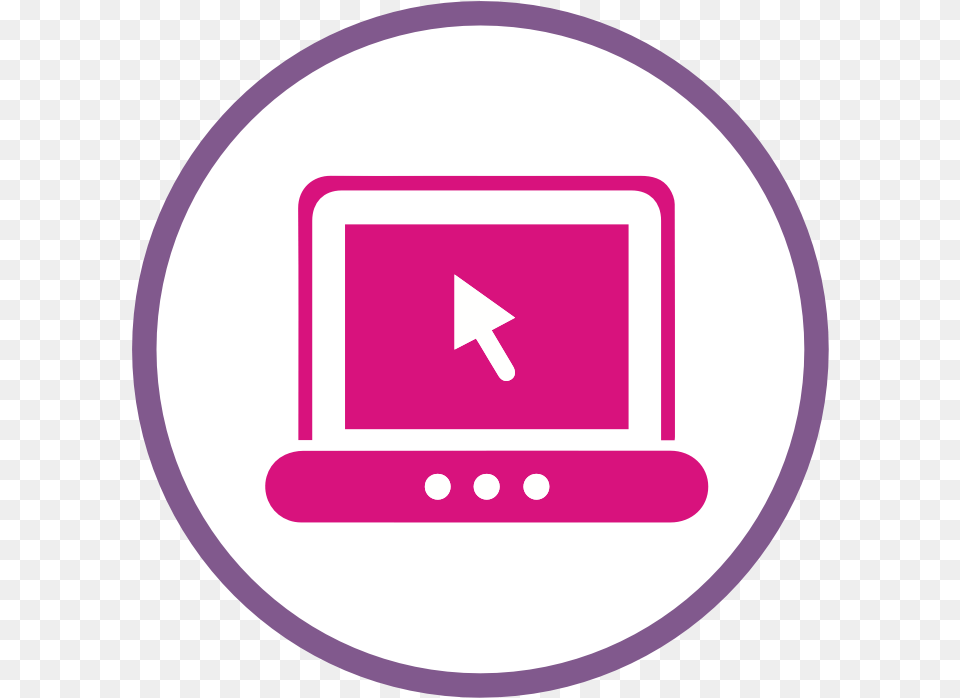 Transparent Laptop Icon Computer Icon Pink, Disk Png