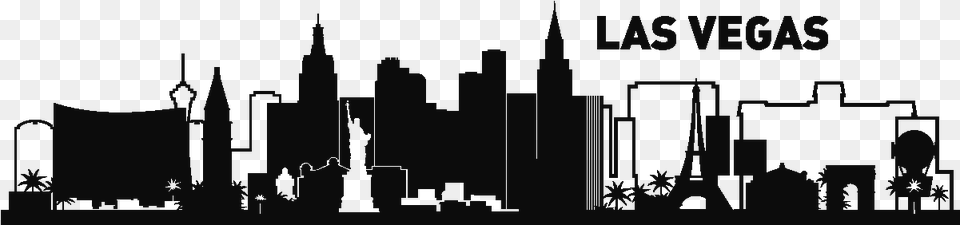 Transparent Las Vegas Skyline Clipart Silhouette Transparent Las Vegas Skyline, City, Art Png