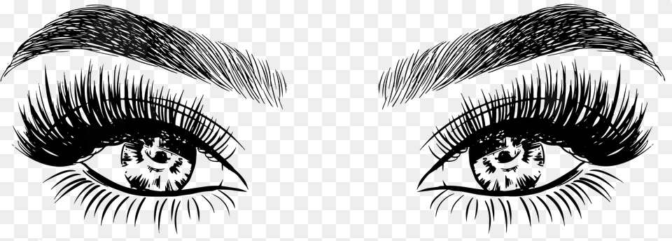 Transparent Lashes Free Png